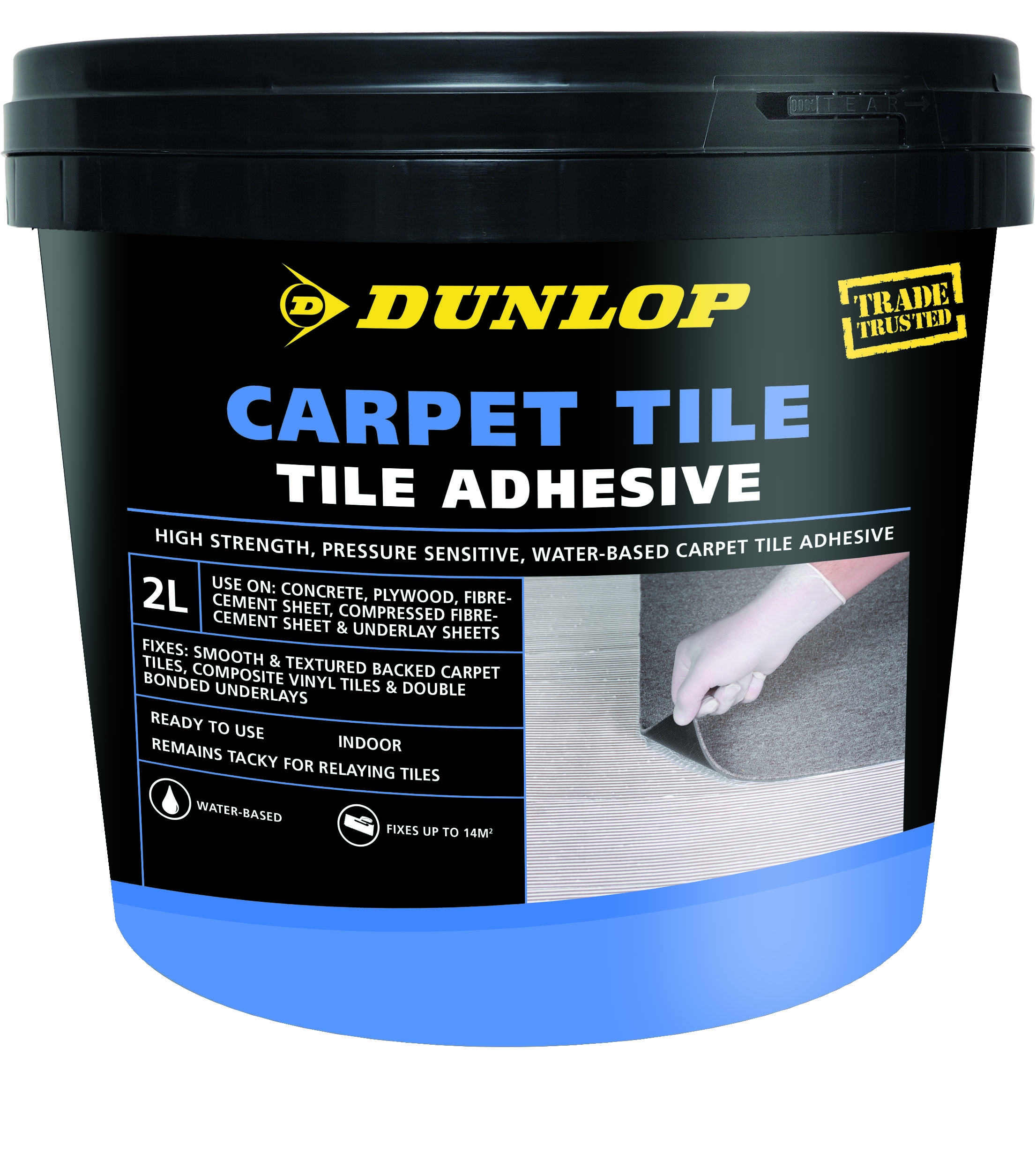 Dunlop Carpet Tile Adhesive - Dunlop Trade AU
